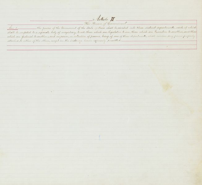 File:Texas Constitution of 1876 Article 2.jpg